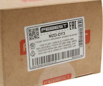 569 р. Отбойник амортизатора MAZDA 2 (03-07) переднего (1шт.) FEBEST FEBEST mzd-dy3  с доставкой в г. Майкоп. Увеличить фотографию 3