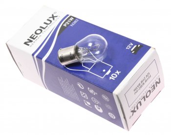 57 р. Лампа 12V P21W BA15s 460лм Standard NEOLUX NEOLUX n382  с доставкой в г. Майкоп. Увеличить фотографию 1