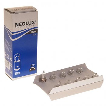 268 р. Лампа 12V H6W BAX9s 125лм Standard NEOLUX NEOLUX n434  с доставкой в г. Майкоп. Увеличить фотографию 1