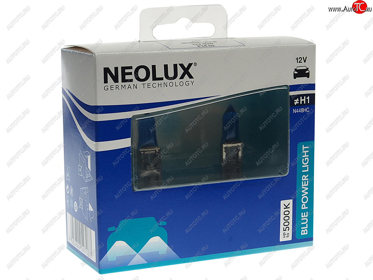 829 р. Лампа 12V H1 80W P14.5s 5000К 1550лм бокс (2шт.) Blue Power Light NEOLUX NEOLUX n448hc-2scb NEOLUX n448hc-2scb  с доставкой в г. Майкоп