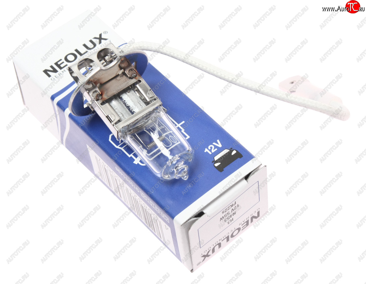 137 р. Лампа 12V H3 55W PK22s 3200K 1450лм Standard NEOLUX NEOLUX n453  с доставкой в г. Майкоп