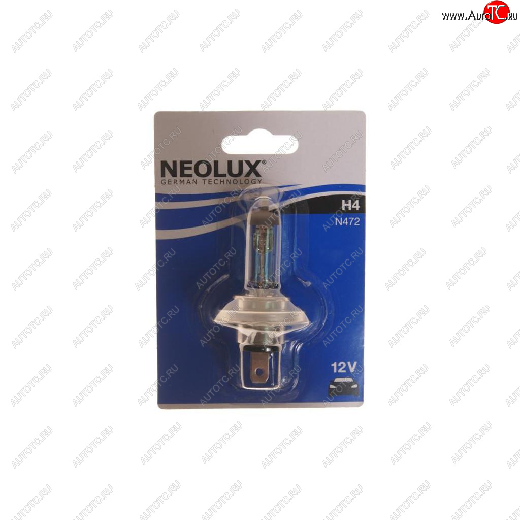 299 р. Лампа 12V H4 6055W P43t 16501000лм блистер (1шт.) Standard NEOLUX NEOLUX n472-01b  с доставкой в г. Майкоп