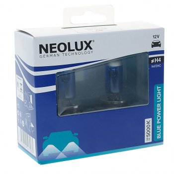 979 р. Лампа 12V H4 10090W P43t 5000K 16501000лм бокс (2шт.) Blue Power Light NEOLUX NEOLUX n472hc-2scb  с доставкой в г. Майкоп. Увеличить фотографию 1