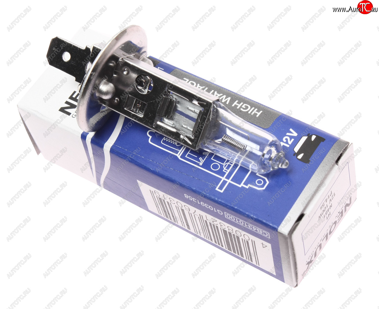 164 р. Лампа 12V H1 100W P14.5s 3200K 2600лм Power Light NEOLUX NEOLUX n481  с доставкой в г. Майкоп
