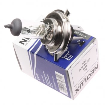 209 р. Лампа 12V H4 10080W P43t 3200K 29001500лм Power Light NEOLUX NEOLUX n484  с доставкой в г. Майкоп. Увеличить фотографию 1
