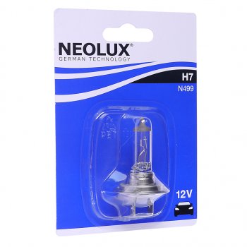 297 р. Лампа 12V H7 55W PX26d 1500лм блистер (1шт.) Standard NEOLUX NEOLUX n499-01b  с доставкой в г. Майкоп. Увеличить фотографию 1