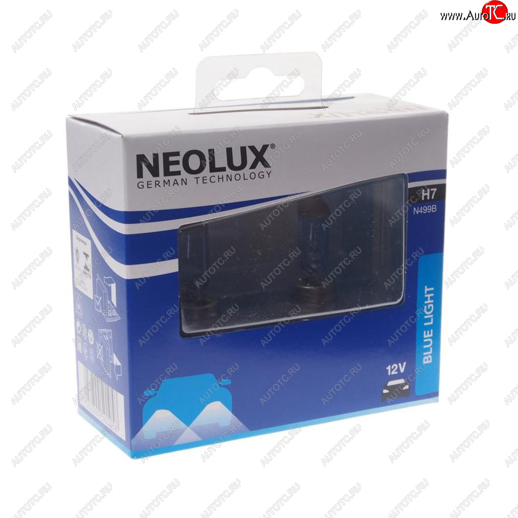 1 239 р. Лампа 12V H7 55W PX26d 1500лм бокс (2шт.) Blue Light NEOLUX NEOLUX n499b-2scb  с доставкой в г. Майкоп
