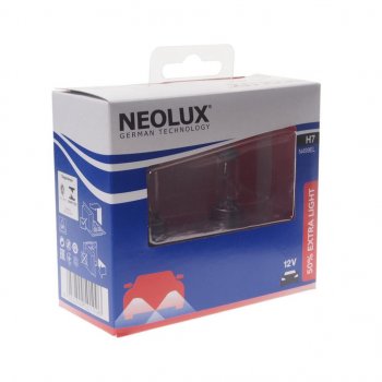 1 139 р. Лампа 12V H7 55W PX26d +50% 1500лм бокс (2шт.) Extra Light NEOLUX NEOLUX n499el-2scb  с доставкой в г. Майкоп. Увеличить фотографию 1