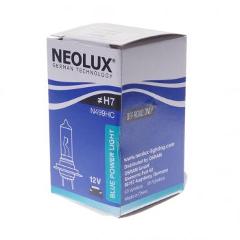 639 р. Лампа 12V H7 80W PX26d 5000K 1500лм Blue Power Light NEOLUX NEOLUX n499hc  с доставкой в г. Майкоп. Увеличить фотографию 2