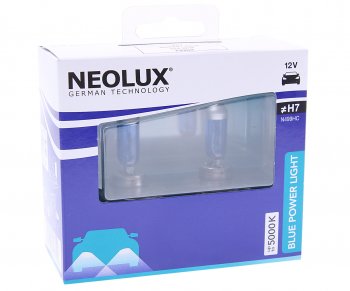 1 499 р. Лампа 12V H7 80W PX26d 5000K 1500лм бокс (2шт.) Blue Power Light NEOLUX NEOLUX n499hc-2scb  с доставкой в г. Майкоп. Увеличить фотографию 1