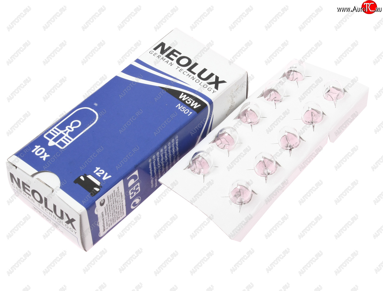 26 р. Лампа 12V W5W T10W W2.1x9.5d Standard NEOLUX NEOLUX n501  с доставкой в г. Майкоп