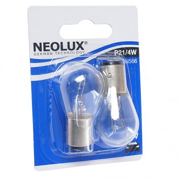 215 р. Лампа 12V P214W BAZ15d 44015лм блистер (2шт.) Standard NEOLUX NEOLUX n566-02b  с доставкой в г. Майкоп. Увеличить фотографию 1