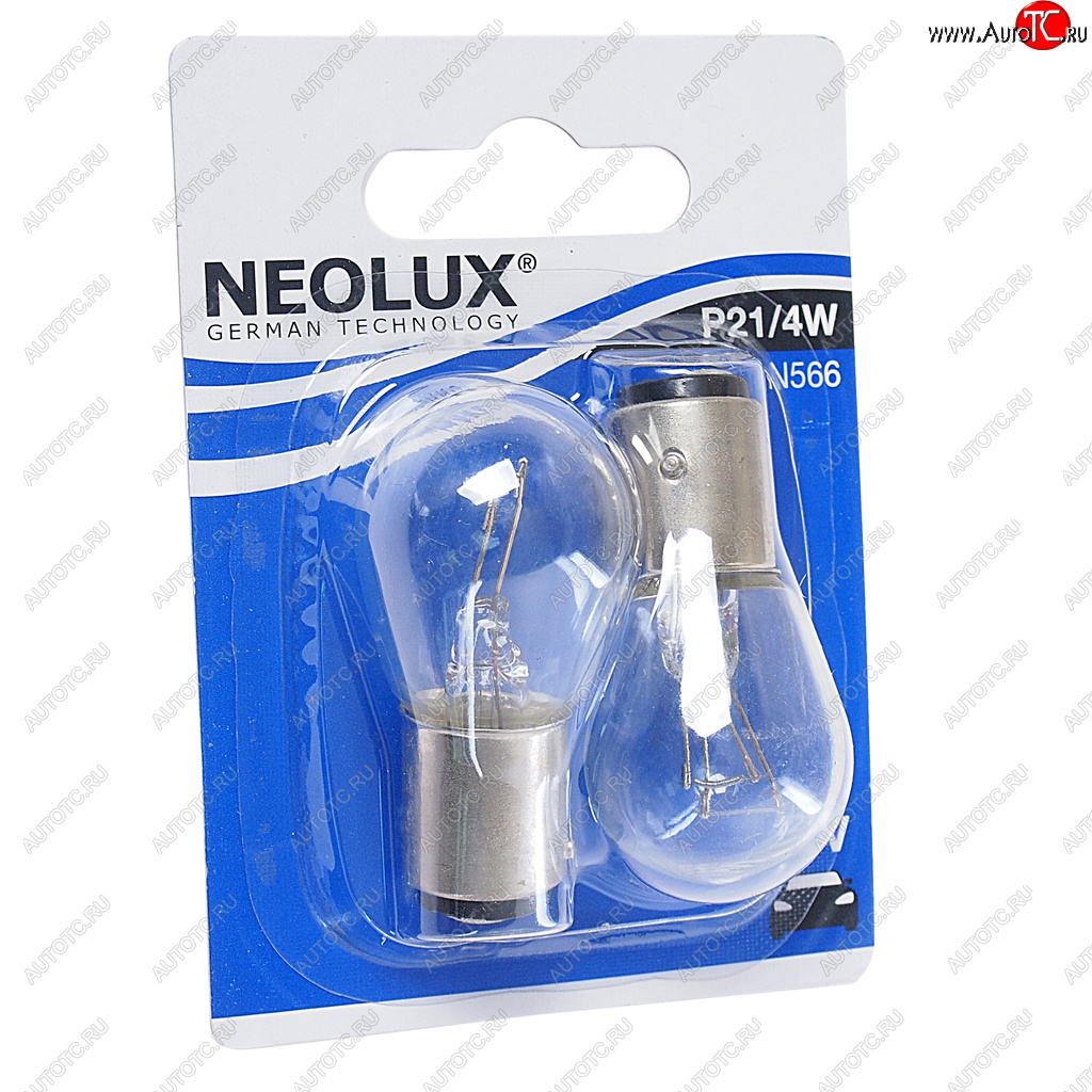 215 р. Лампа 12V P214W BAZ15d 44015лм блистер (2шт.) Standard NEOLUX NEOLUX n566-02b  с доставкой в г. Майкоп