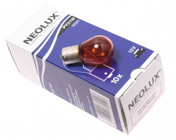 95 р. Лампа 12V PY21W BAU15s 280лм Standard NEOLUX NEOLUX n581  с доставкой в г. Майкоп. Увеличить фотографию 1