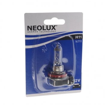 659 р. Лампа 12V H11 55W PGJ19-2 3200K 1350лм блистер (1шт.) Standard NEOLUX NEOLUX n711-01b  с доставкой в г. Майкоп. Увеличить фотографию 1
