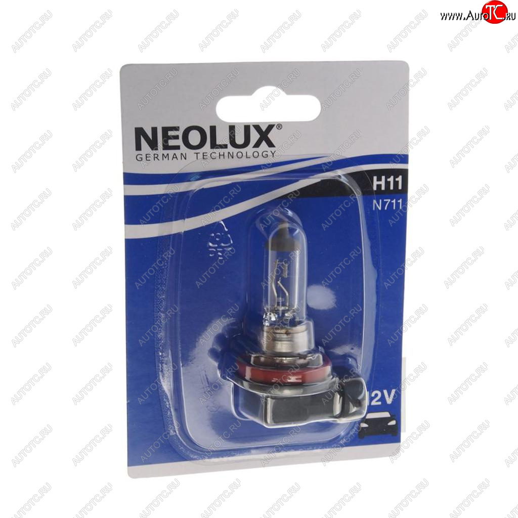 659 р. Лампа 12V H11 55W PGJ19-2 3200K 1350лм блистер (1шт.) Standard NEOLUX NEOLUX n711-01b  с доставкой в г. Майкоп