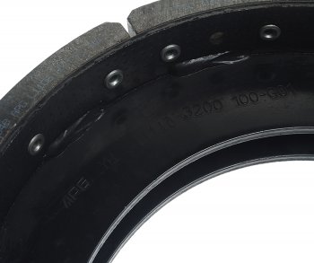 6 999 р. Колодки тормозные JAC N75 задние барабанные (1шт.) (верхняя) OE JAC n900-3501070b  с доставкой в г. Майкоп. Увеличить фотографию 3