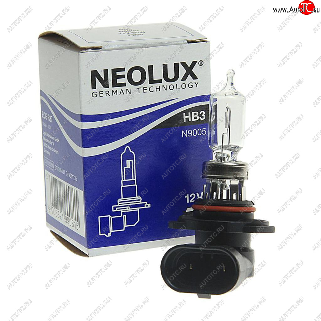 499 р. Лампа 12V HB3 60W P20d 3200K 1860лм Standard NEOLUX NEOLUX n9005  с доставкой в г. Майкоп