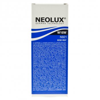 59 р. Лампа 12V W16W W2.1x9.5d Standard NEOLUX NEOLUX n921  с доставкой в г. Майкоп. Увеличить фотографию 4