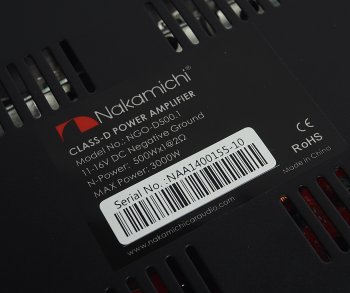 5 299 р. Усилитель автомобильный 1х500Вт NAKAMICHI NAKAMICHI nak-ngo-d500.1  с доставкой в г. Майкоп. Увеличить фотографию 6