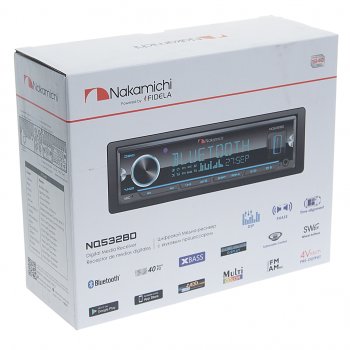 5 349 р. Магнитола автомобильная 1DIN NAKAMICHI NAKAMICHI nak-nq532bd  с доставкой в г. Майкоп. Увеличить фотографию 4