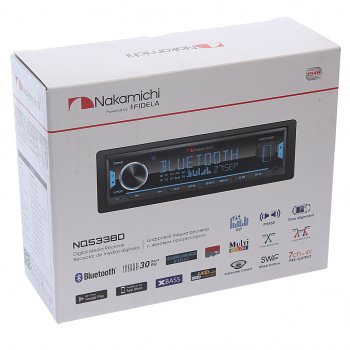 6 999 р. Магнитола автомобильная 1DIN NAKAMICHI NAKAMICHI nak-nq533bd  с доставкой в г. Майкоп. Увеличить фотографию 4