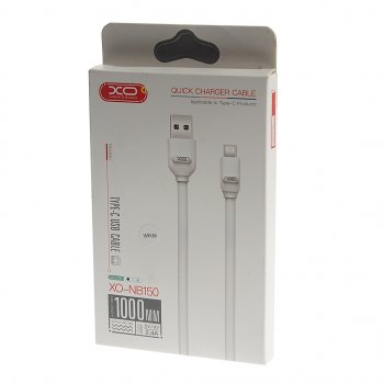 247 р. Кабель USB Type C 1м белый XO XO nb150 white  с доставкой в г. Майкоп. Увеличить фотографию 2