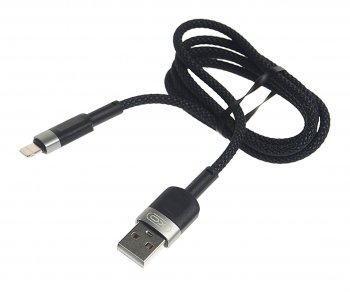 369 р. Кабель USB Type C 1м черный XO XO nb198 black  с доставкой в г. Майкоп. Увеличить фотографию 1