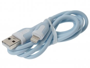 101 р. Кабель USB Type C 1м голубой XO XO nb212 blue  с доставкой в г. Майкоп. Увеличить фотографию 1