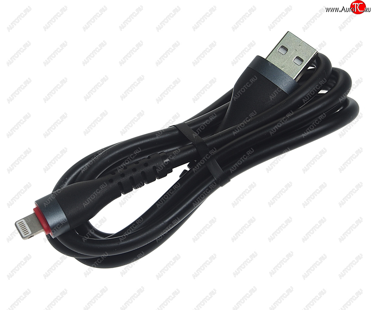 339 р. Кабель iPhone (5-) 1м черный XO XO nb213 black  с доставкой в г. Майкоп