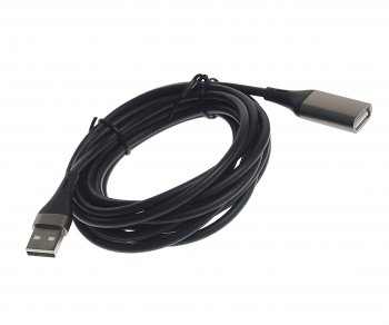 529 р. Кабель USB 3м удлинитель XO XO nb219 3m black  с доставкой в г. Майкоп. Увеличить фотографию 1