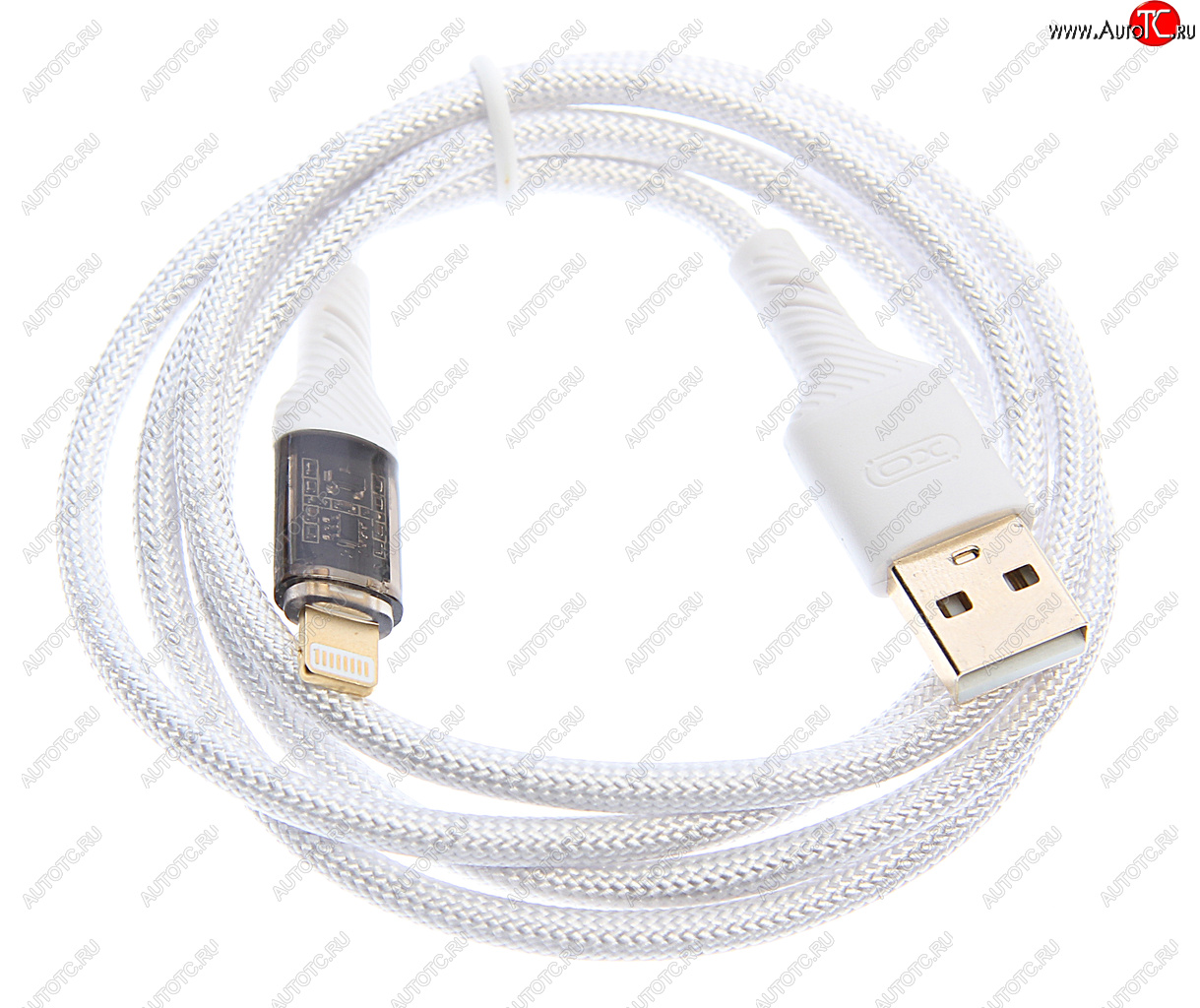 349 р. Кабель iPhone (5-) 1м белый XO XO nb229 white  с доставкой в г. Майкоп
