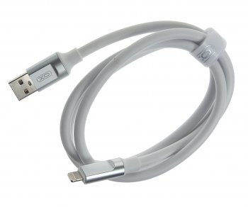 369 р. Кабель iPhone (5-) 1м XO XO nb251 white  с доставкой в г. Майкоп. Увеличить фотографию 1