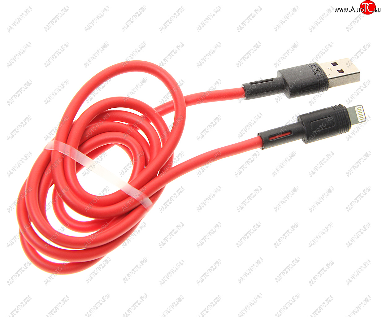 389 р. Кабель iPhone (5-) 1м красный XO XO nb-q166 red  с доставкой в г. Майкоп