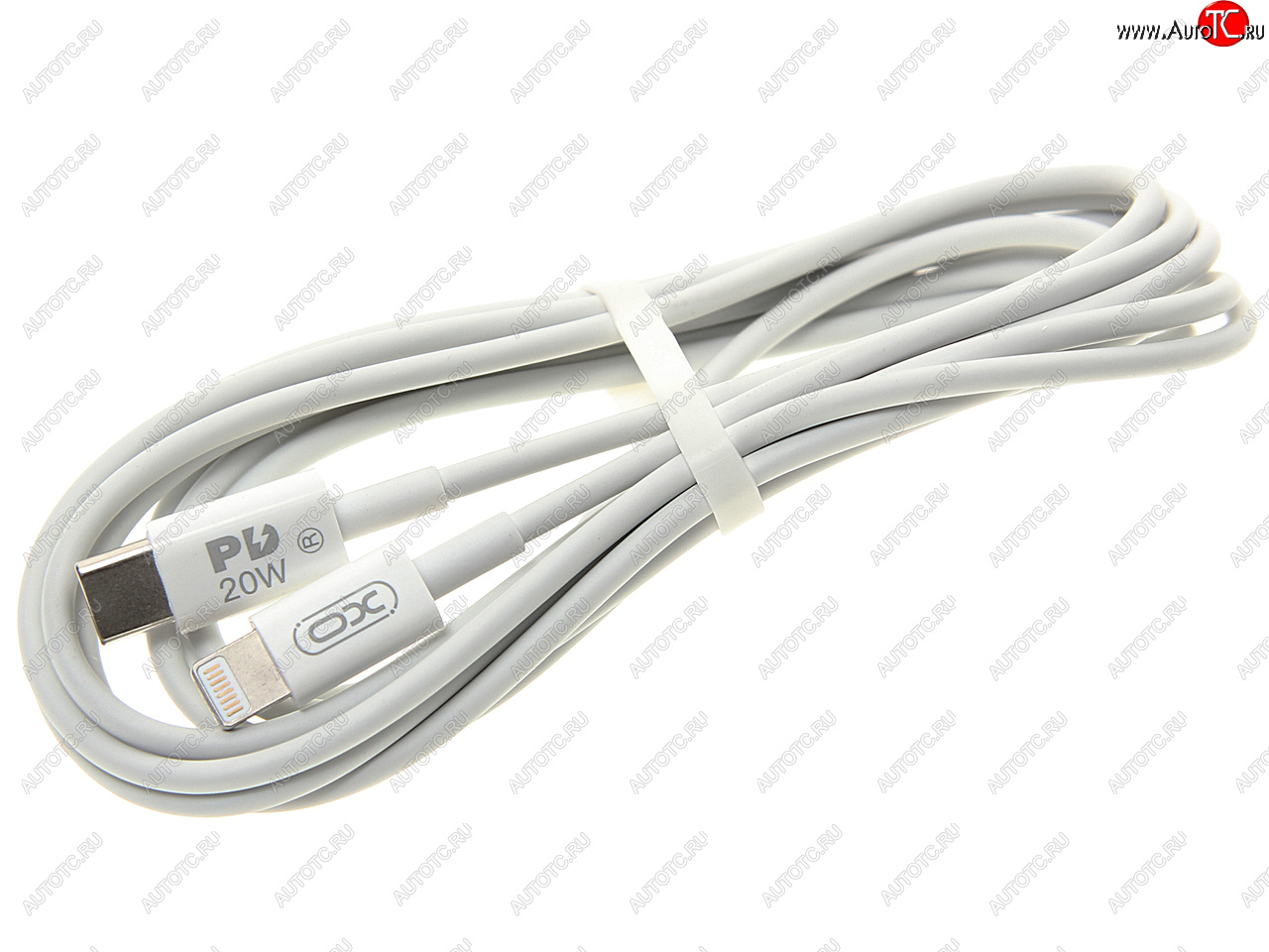 379 р. Кабель iPhone (5-)-USB Type C 2м белый XO XO nb-q189b white  с доставкой в г. Майкоп