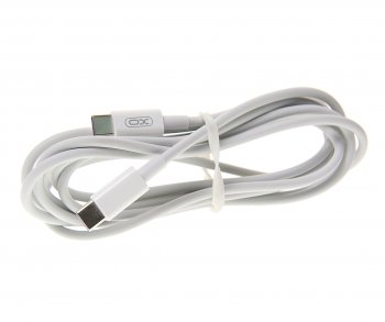 299 р. Кабель USB Type C-USB Type C 2м белый XO XO nb-q190b white  с доставкой в г. Майкоп. Увеличить фотографию 1