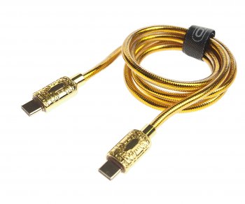 339 р. Кабель USB Type C-USB Type C 1м золото XO XO nbq217b gold  с доставкой в г. Майкоп. Увеличить фотографию 1