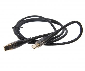 399 р. Кабель USB Type C-USB Type C 1м золото XO XO nb-q223b black  с доставкой в г. Майкоп. Увеличить фотографию 2