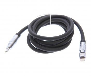 599 р. Кабель iPhone (5-)-USB Type C 1.2м черный XO XO nb-q228a black  с доставкой в г. Майкоп. Увеличить фотографию 1