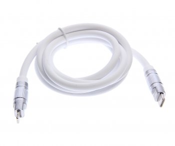 519 р. Кабель iPhone (5-)-USB Type C 1.2м белый XO XO nb-q228a white  с доставкой в г. Майкоп. Увеличить фотографию 2