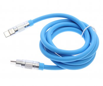 439 р. Кабель USB Type C-USB Type C 1.2м синий XO XO nb-q228b blue  с доставкой в г. Майкоп. Увеличить фотографию 1