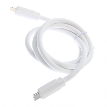 299 р. Кабель iPhone (5-)-USB Type C 1м белый XO XO nbq233a white  с доставкой в г. Майкоп. Увеличить фотографию 2