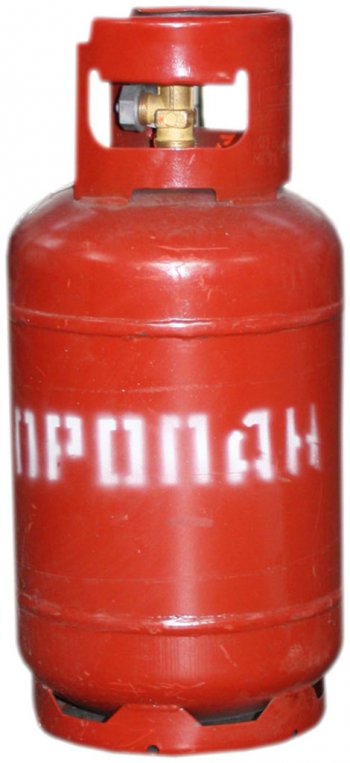 4 399 р. Баллон газовый пропан 12л 1.6МПа с вентилем НГЗА НГЗА нгза 12л  с доставкой в г. Майкоп. Увеличить фотографию 1
