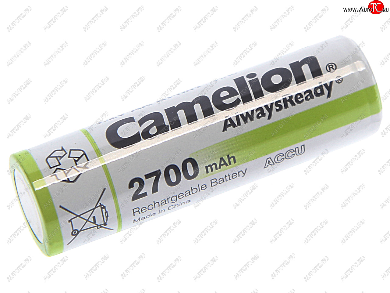 539 р. Батарейка AA HR6 1.2V аккумулятор Ni-MH 2700mAh бокс 2шт. (цена за 1шт.) CAMELION CAMELION nh-aa2700bp2  с доставкой в г. Майкоп