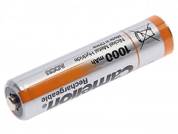 193 р. Батарейка AAA HR03 1.2V аккумулятор Ni-MH 1000mAh блистер 2шт. (цена за 1шт.) CAMELION CAMELION nh-aaa1000bp2  с доставкой в г. Майкоп. Увеличить фотографию 2