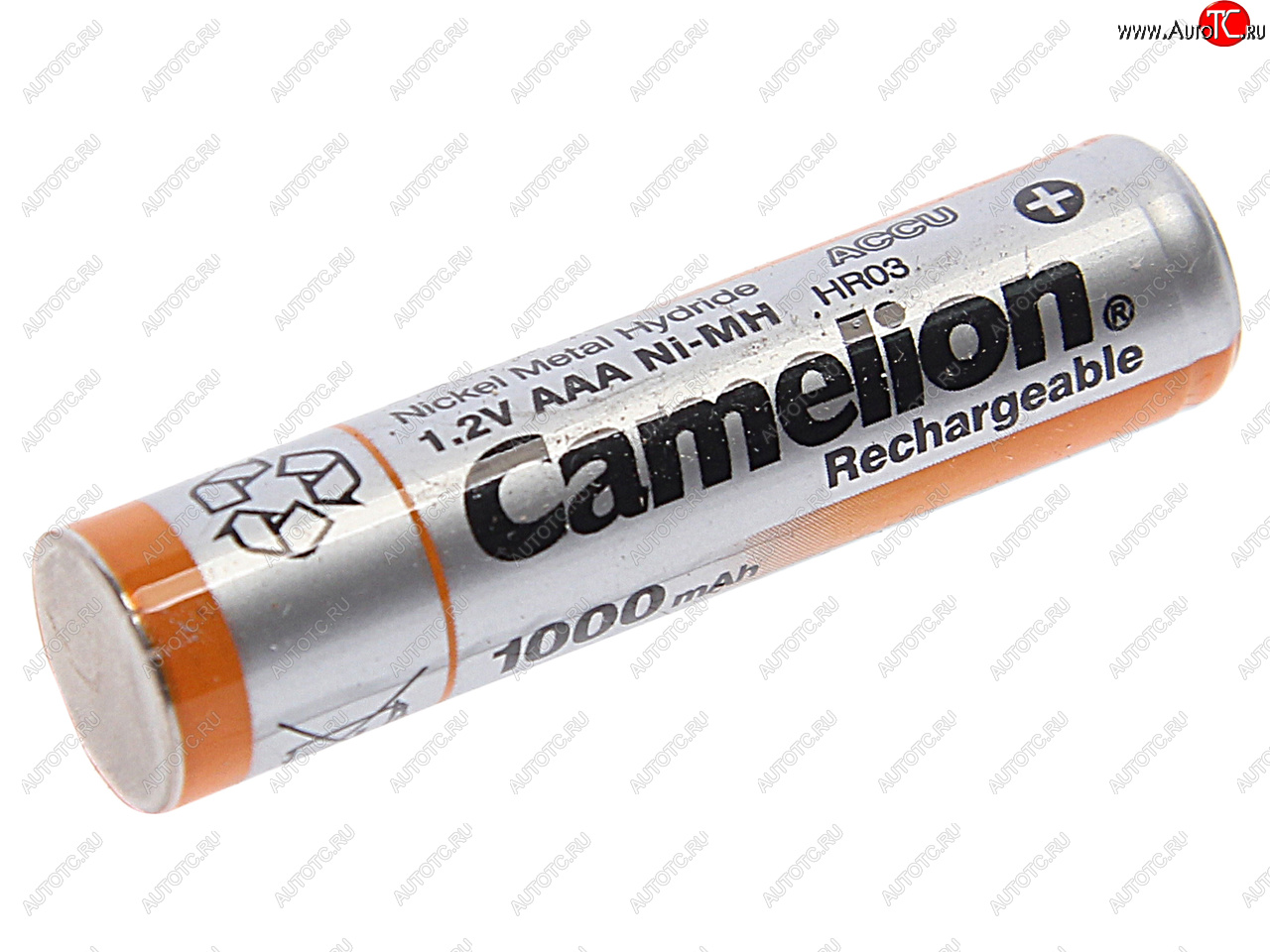 193 р. Батарейка AAA HR03 1.2V аккумулятор Ni-MH 1000mAh блистер 2шт. (цена за 1шт.) CAMELION CAMELION nh-aaa1000bp2  с доставкой в г. Майкоп