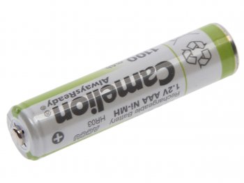299 р. Батарейка AAA HR03 1.2V аккумулятор Ni-MH 1100mAh блистер 2шт. (цена за 1шт.) CAMELION CAMELION nh-aaa1100bp2  с доставкой в г. Майкоп. Увеличить фотографию 2