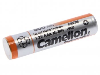 171 р. Батарейка AAA HR03 1.2V аккумулятор Ni-MH 800mAh блистер 2шт. (цена за 1шт.) CAMELION CAMELION nh-aaa800bp2  с доставкой в г. Майкоп. Увеличить фотографию 1