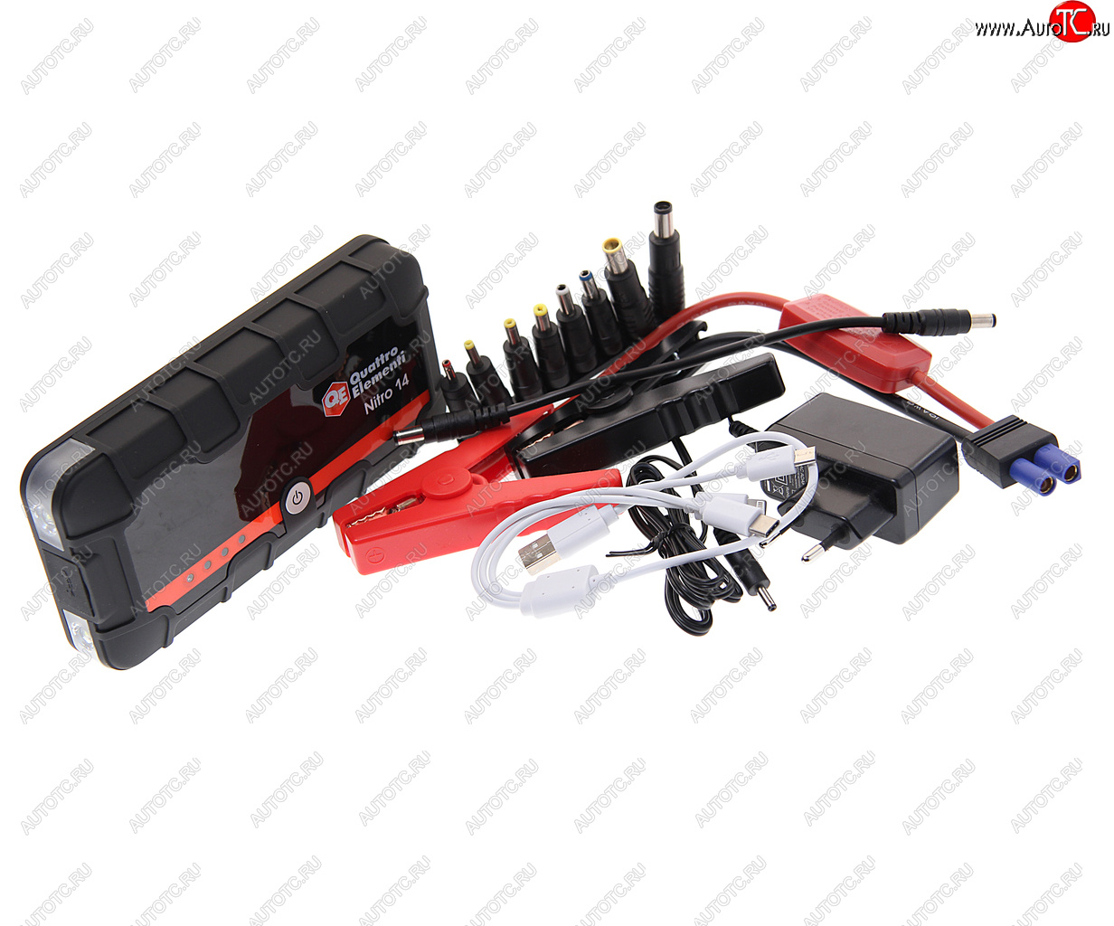 8 299 р. Устройство пусковое 12V 450A 14000мА/ч (power bank) QUATTRO ELEMENTI QUATTRO ELEMENTI nitro 14 QUATTRO ELEMENTI nitro 14  с доставкой в г. Майкоп
