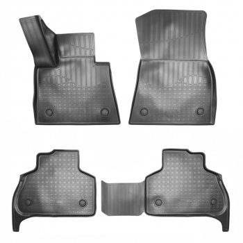 2 699 р. Коврик салона BMW X5 (G05) (18-) полиуретан черный (4 предмета) NORPLAST NORPLAST npa11-c07-710  с доставкой в г. Майкоп. Увеличить фотографию 1